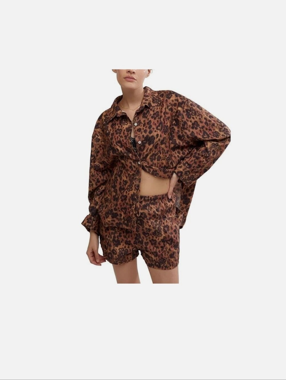 Free People Intimate Early Morning Cotton Sleepset- Size XL